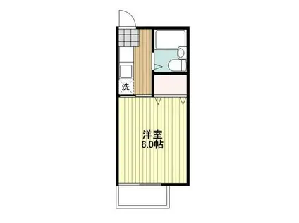 エグゼ90(1K/2階)の間取り写真