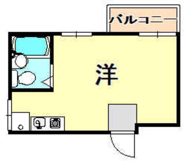 エムコート(ワンルーム/2階)の間取り写真