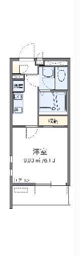 クレイノボンヌシャンス(1K/3階)の間取り写真