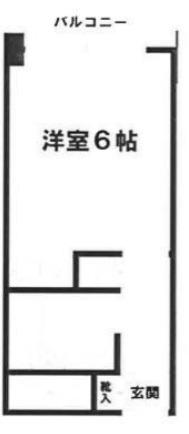 ライオンズマンション中野東(ワンルーム/4階)の間取り写真