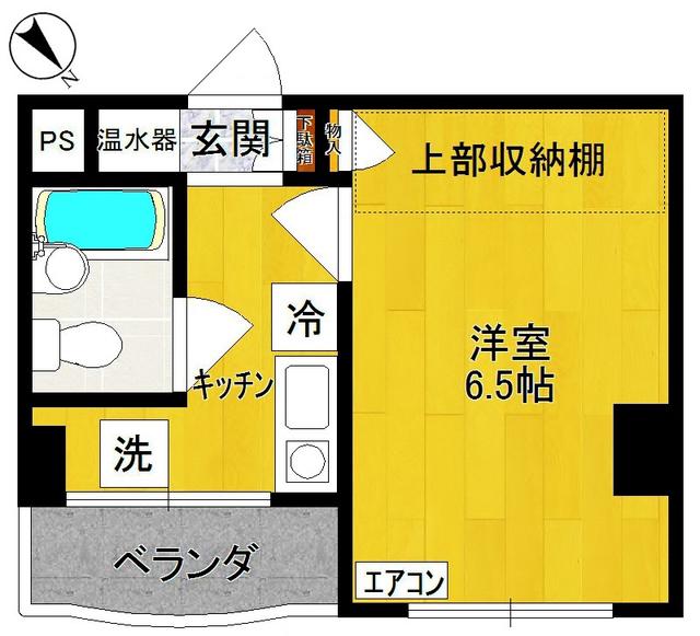 テルセス タマ(1K/1階)の間取り写真