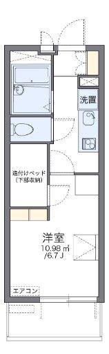 レオパレスHIRO(1K/4階)の間取り写真