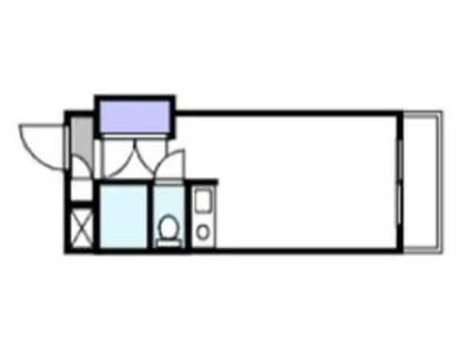 JOY姫路壱番館(ワンルーム/7階)の間取り写真