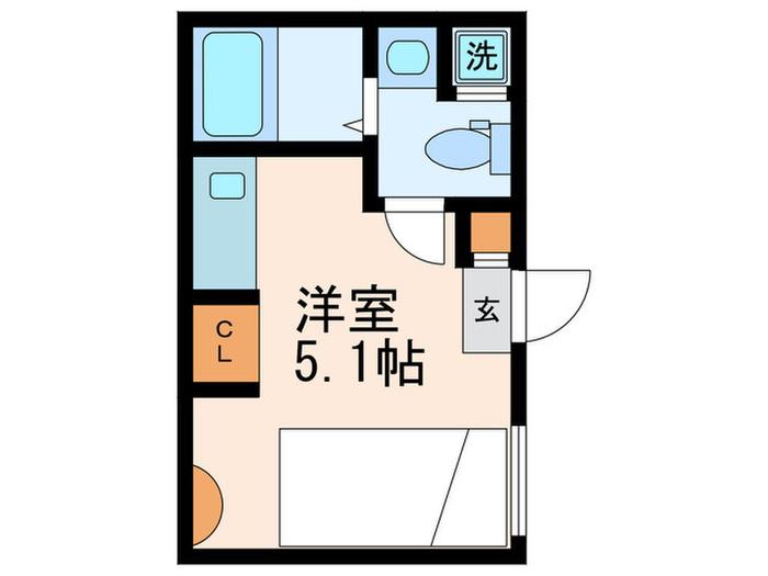 ARROWSAL HONGO(ワンルーム/4階)の間取り写真
