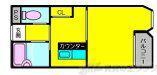 エクトII(1DK/4階)の間取り写真