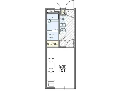 レオパレスSTフロント指扇 24095(1K/1階)の間取り写真
