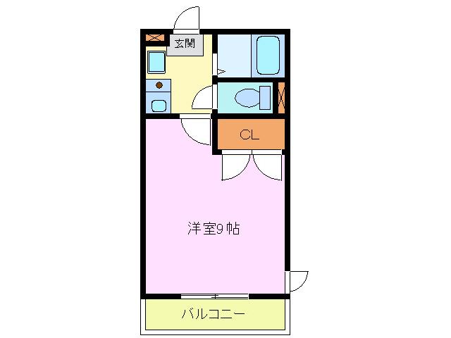 エミネンスプラザ(1K/1階)の間取り写真