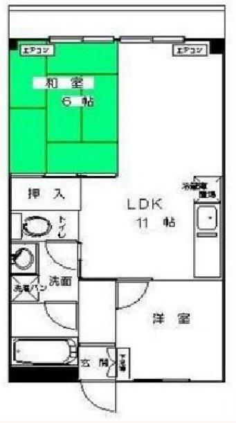 アーバンハイツNOA(2LDK/5階)の間取り写真