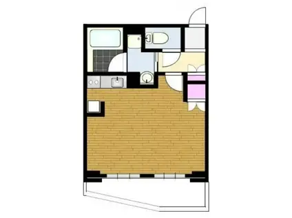 レジディア御茶ノ水A(ワンルーム/6階)の間取り写真