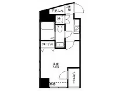 レガスタ東向島(1K/9階)の間取り写真