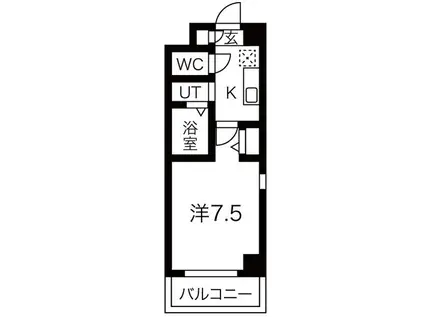 LIBEN VILLA(1K/4階)の間取り写真