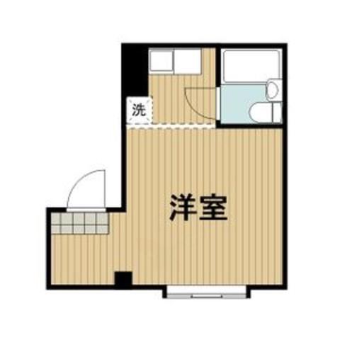 ペルテ長居(ワンルーム/3階)の間取り写真