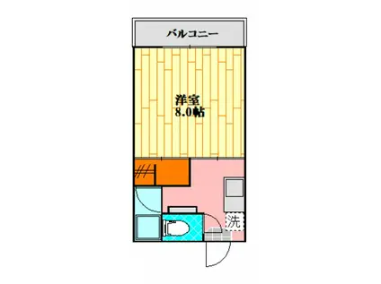 ELCAMINO(1K/1階)の間取り写真