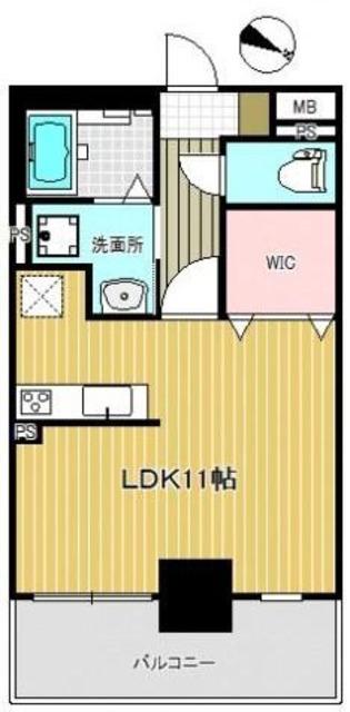 桜木-MSK(ワンルーム/9階)の間取り写真