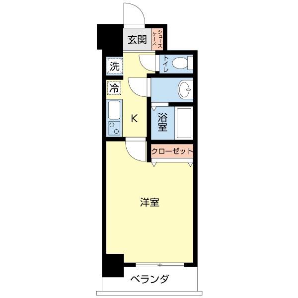 アーバングリーン仙台東口(1K/10階)の間取り写真