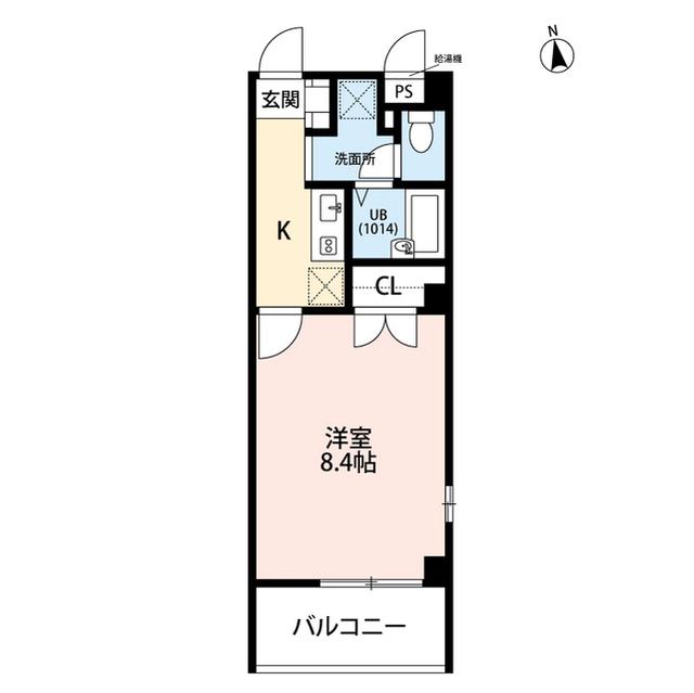 アンプルール フェール YOSHIDA(1K/3階)の間取り写真
