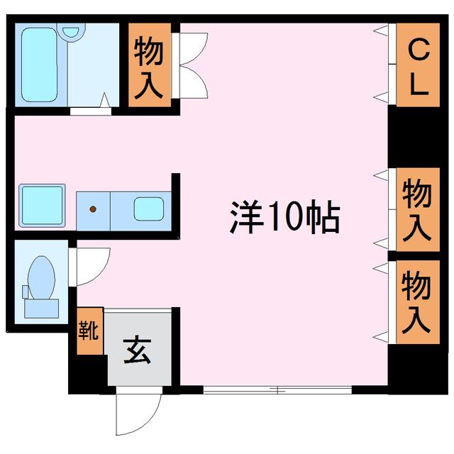 PREMIUM CASA 富士(ワンルーム/1階)の間取り写真