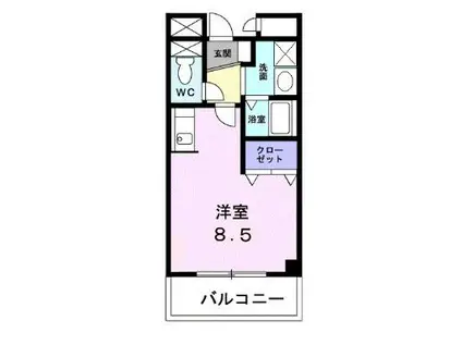 リーヴァ神石(1K/3階)の間取り写真