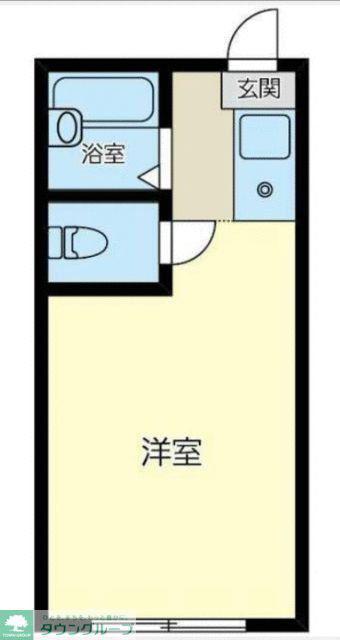 パレーシャル湘南館II(ワンルーム/1階)の間取り写真