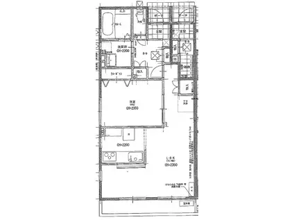 MAJESTIC.K 自由ヶ丘(1LDK/1階)の間取り写真