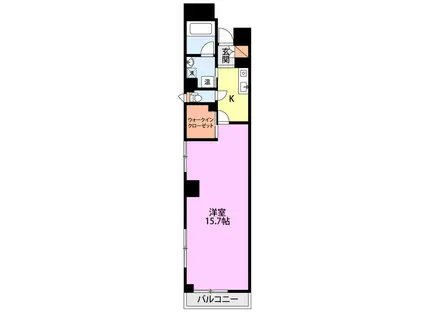 サンジェーヌ本町(1K/4階)の間取り写真