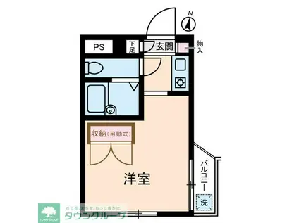 ブライトコート壱番館(1K/3階)の間取り写真