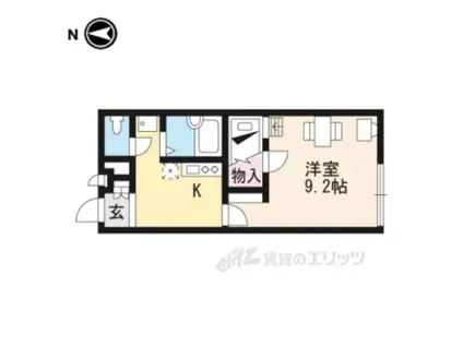 レオパレスラ グラシューズ(1K/3階)の間取り写真