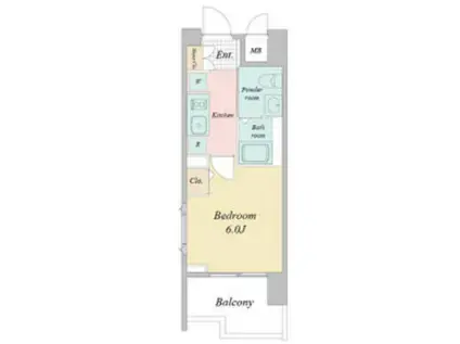 LIVE CASA堀田(1K/3階)の間取り写真