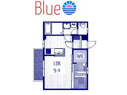 サンマーチ鹿島田(1LDK/2階)の間取り写真