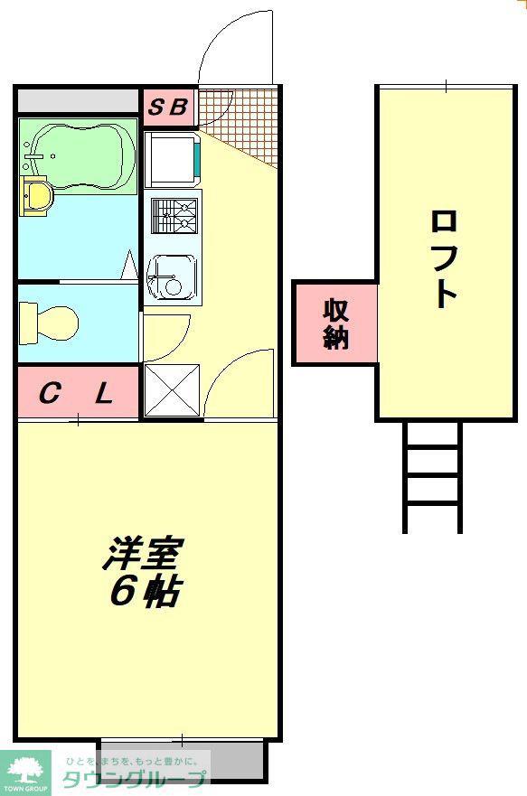 レオパレスCAPTAIN21S(1K/3階)の間取り写真