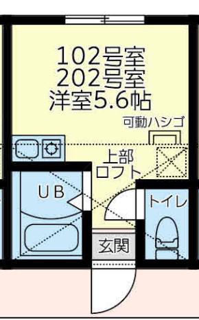 ラフィーナー妙蓮寺(ワンルーム/1階)の間取り写真