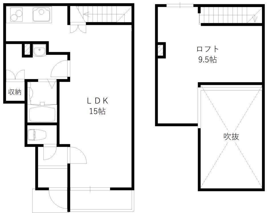 アーティス高崎(ワンルーム/1階)の間取り写真