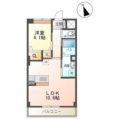 柳生マンション工事(1LDK/2階)の間取り写真