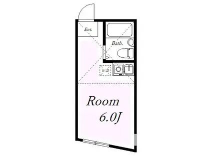 ユナイト田浦アステリオン(ワンルーム/2階)の間取り写真