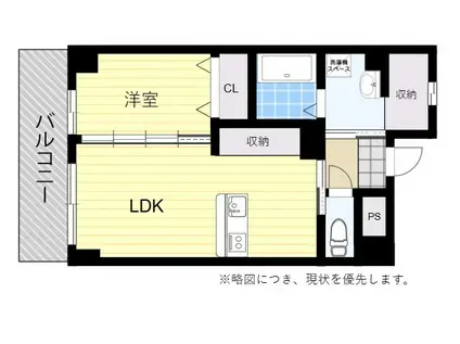 E-PLAN王子(1LDK/9階)の間取り写真