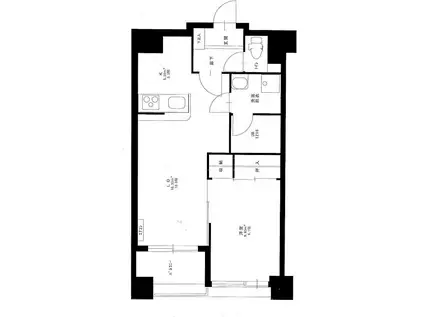 ベイヒルズ下末吉(1LDK/3階)の間取り写真