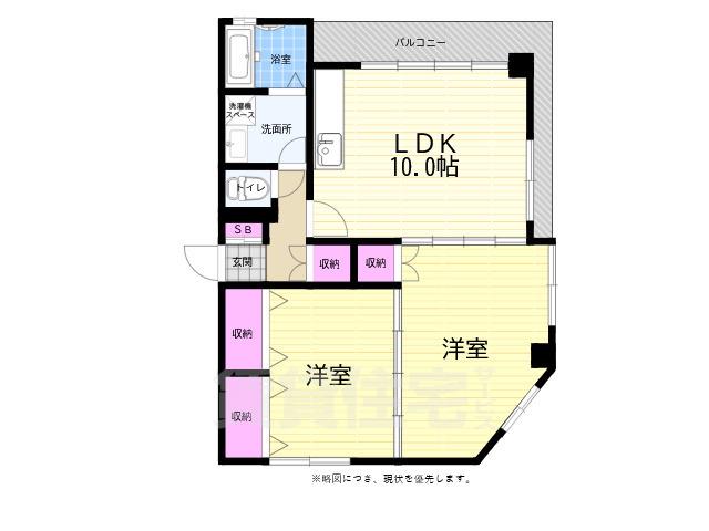 ホクト薬局ビル(1LDK/3階)の間取り写真