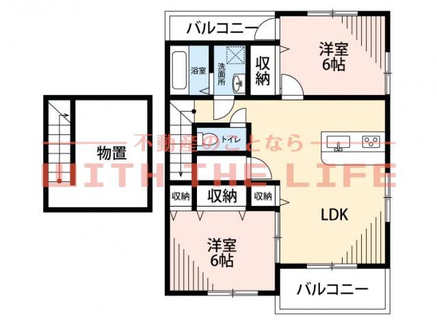 CANTABILE(2LDK/2階)の間取り写真