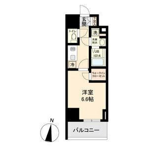 M-LUXE丸の内(1K/6階)の間取り写真