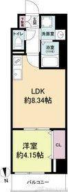 ACT DOORS天六(1LDK/3階)の間取り写真