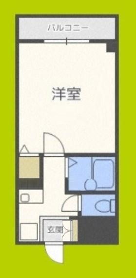 メゾン南江口(1K/2階)の間取り写真