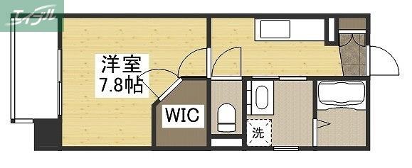 カサ・セグーラ田町(1K/5階)の間取り写真