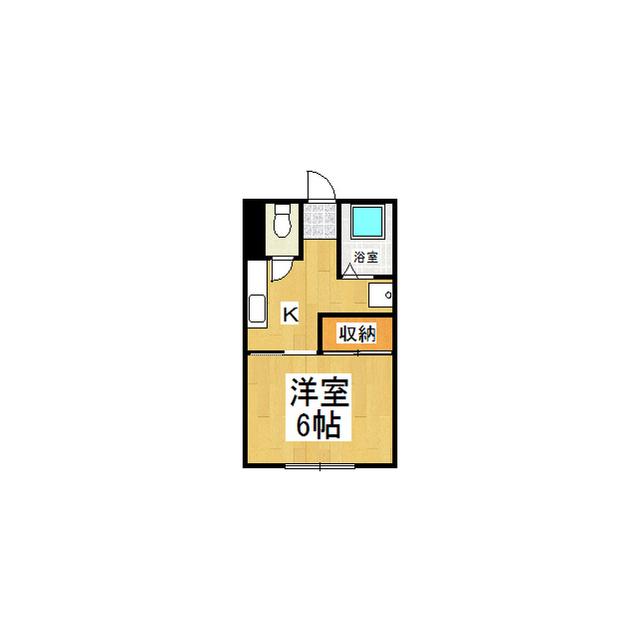 コーポMORIYA(1K/1階)の間取り写真