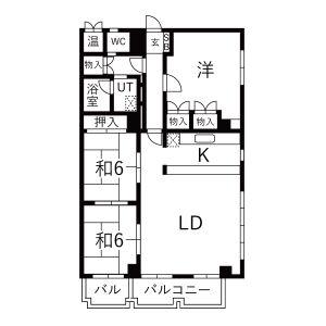 トーカンマンション千種(3LDK/9階)の間取り写真