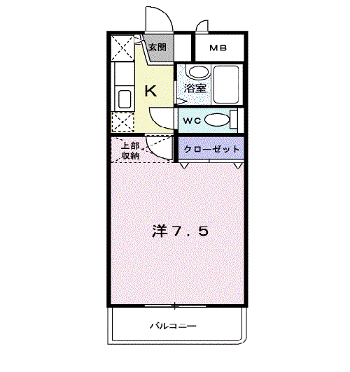 GRACEONE(1K/3階)の間取り写真