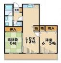 ホームズすみれが丘(2LDK/4階)の間取り写真