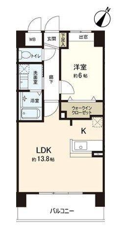 LIVRESTII(1LDK/8階)の間取り写真