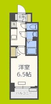 プレサンス OSAKA DOMECITYスクエア(1K/8階)の間取り写真
