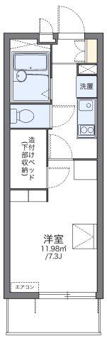 レオパレスコンフォートマック(1K/3階)の間取り写真