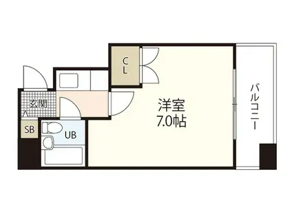 川崎第2ビル(1K/1階)の間取り写真